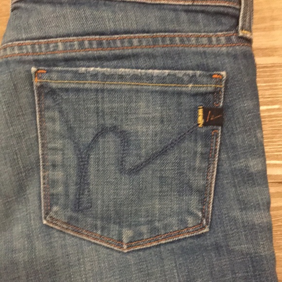 Citizens Of Humanity cuffed jean Shorts Sz 26 - Picture 3 of 8